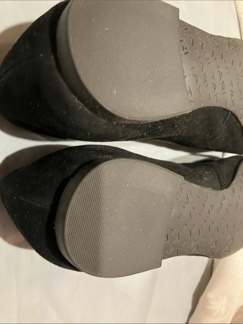 Tahari Black Jeweled Slip-On Loafers - Picture 8 of 14